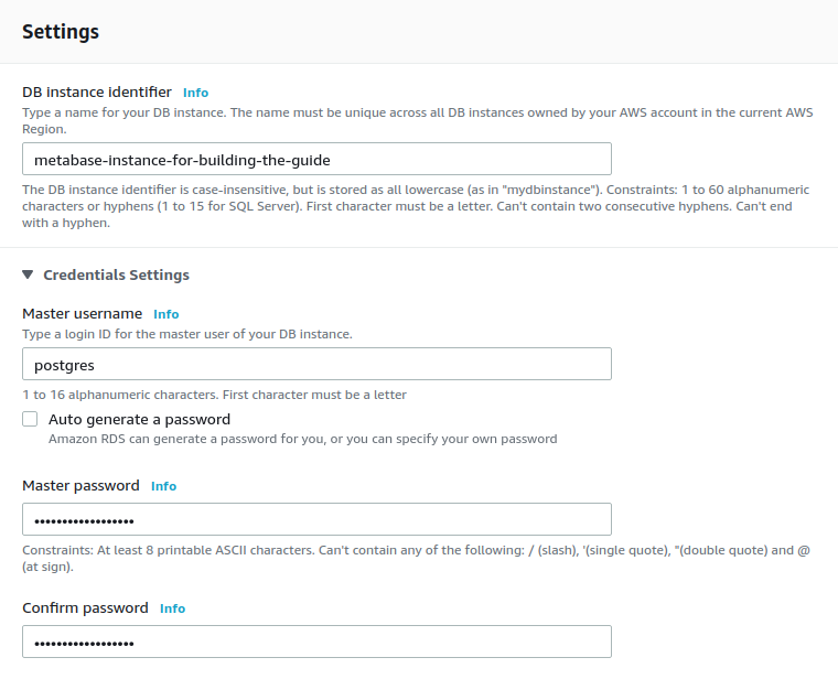 RDS Templates Section