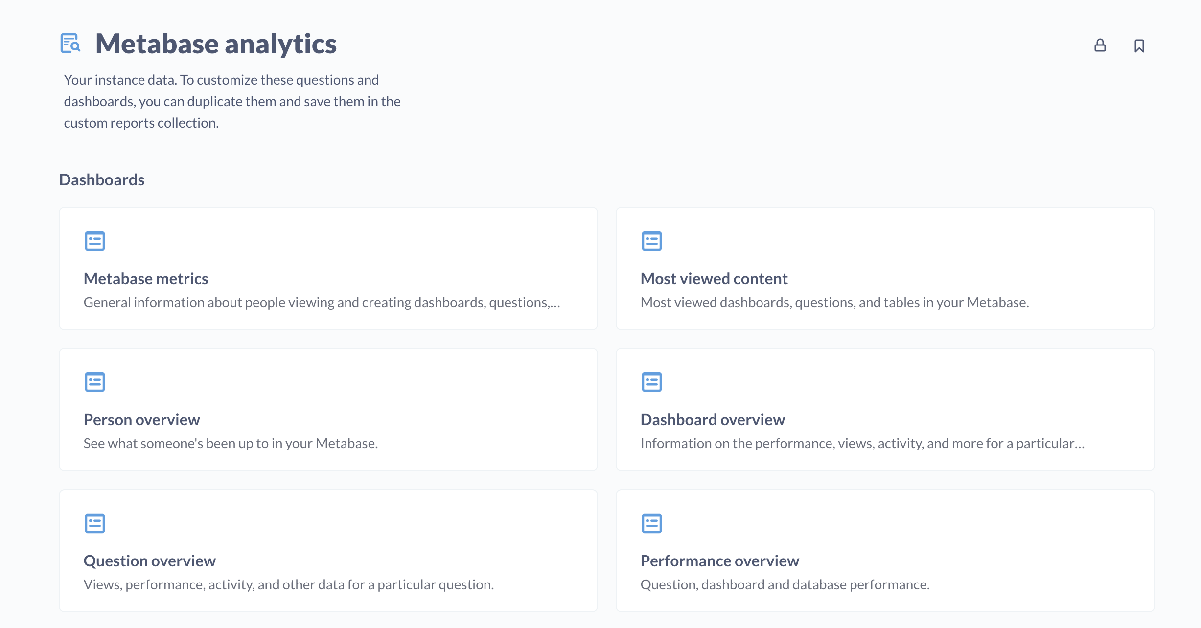 Usage analytics collection