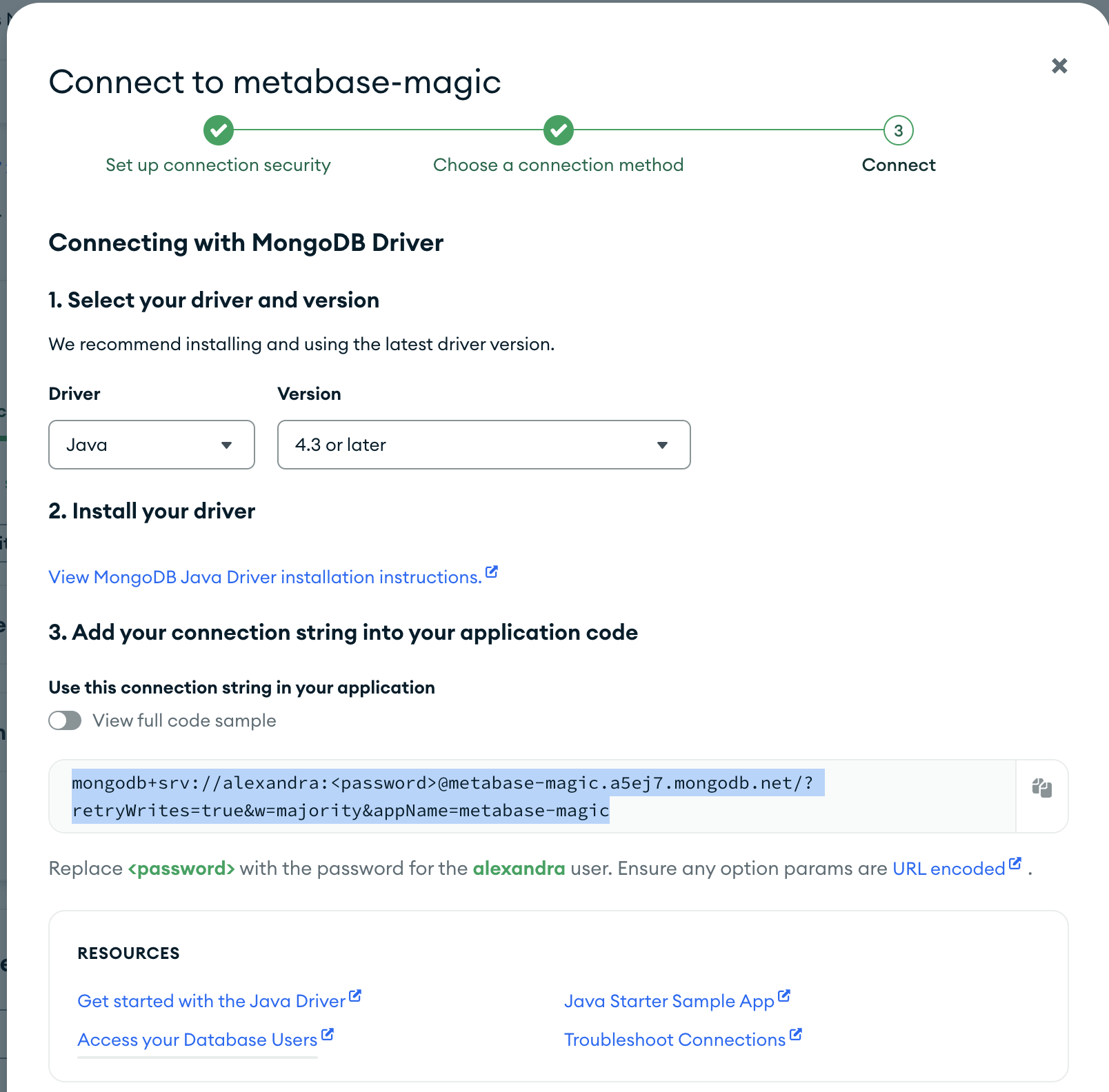 MongoDB 连接字符串