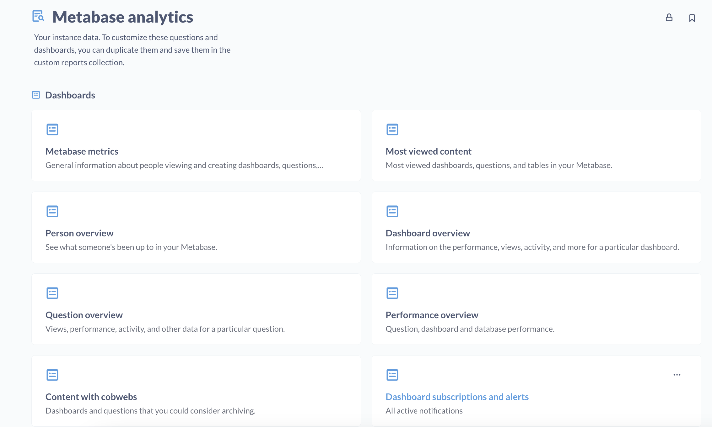 Metabase analytics